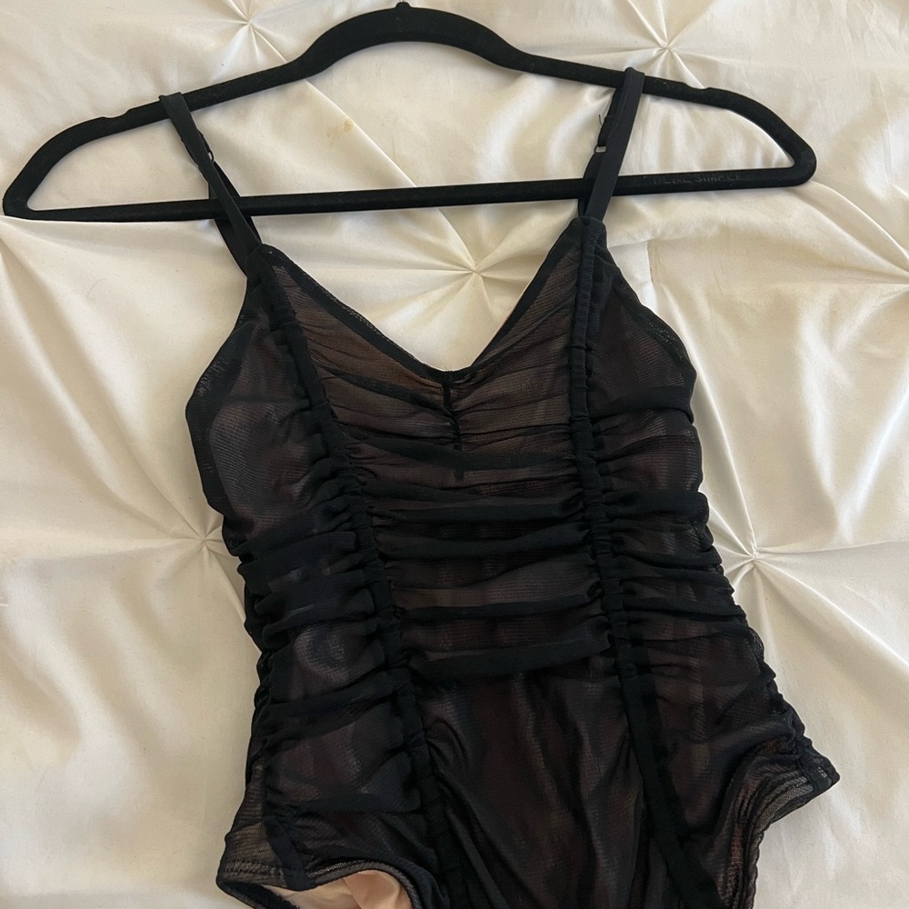 Urban Outfitters sheer black bodysuit